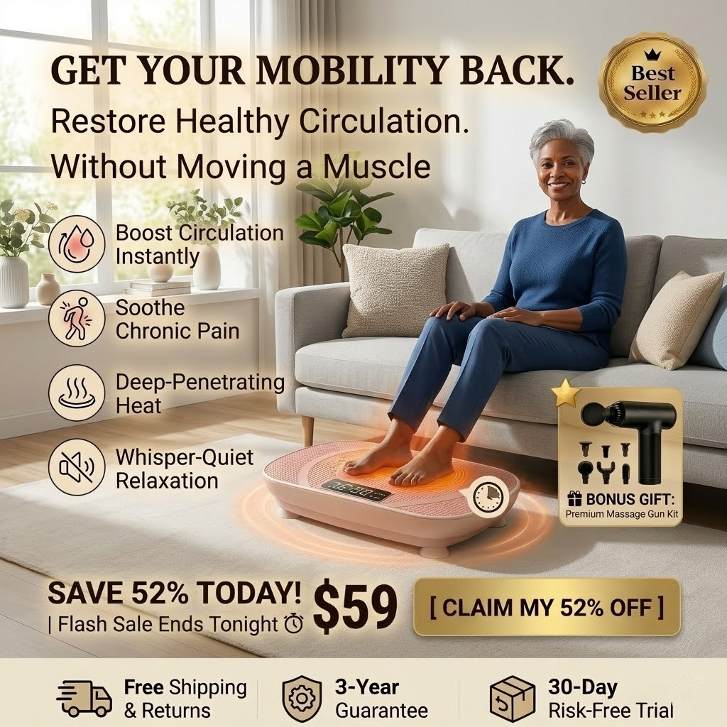 TimberGran™ Vibration Plate: Tone & Slim Legs Faster with Gentle Therapy