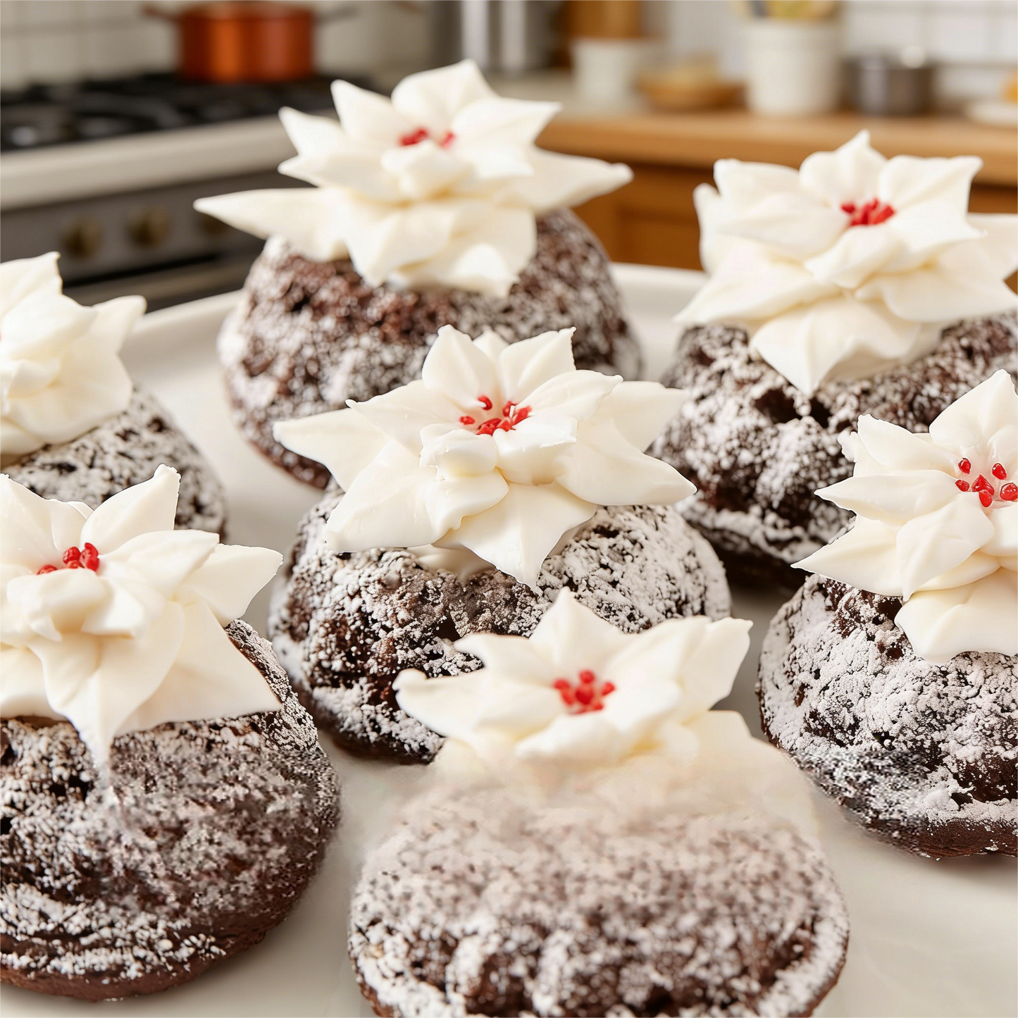 Gold Non-Stick 12-Cavity Mini Fluted Cake Pan, Stainless Steel Bakeware,