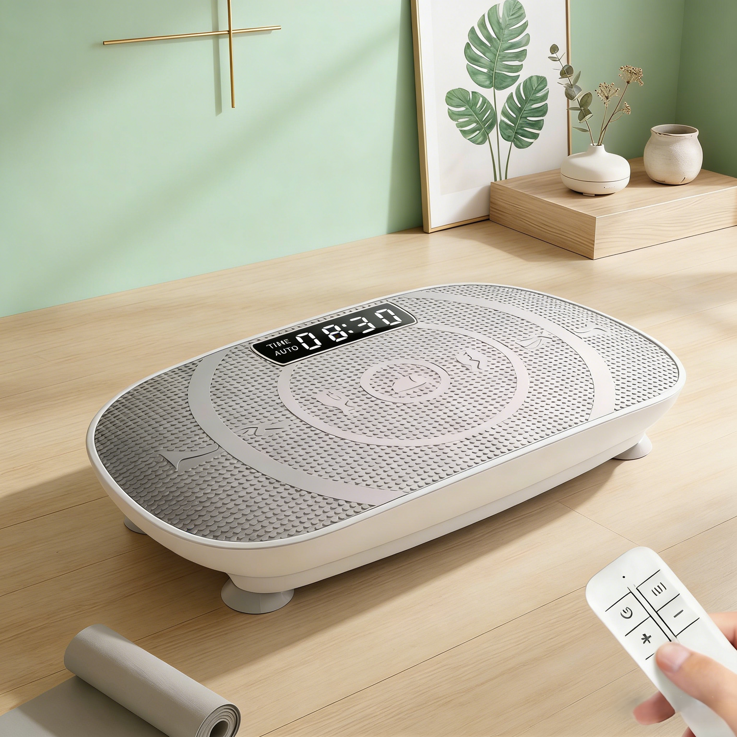 TimberGran™ Vibration Plate: Tone & Slim Legs Faster with Gentle Therapy